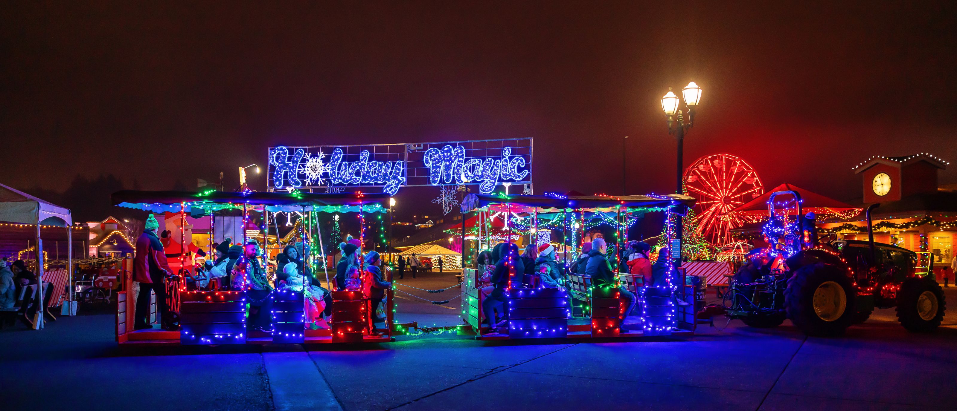 Public Parking Lot - Holiday Magic