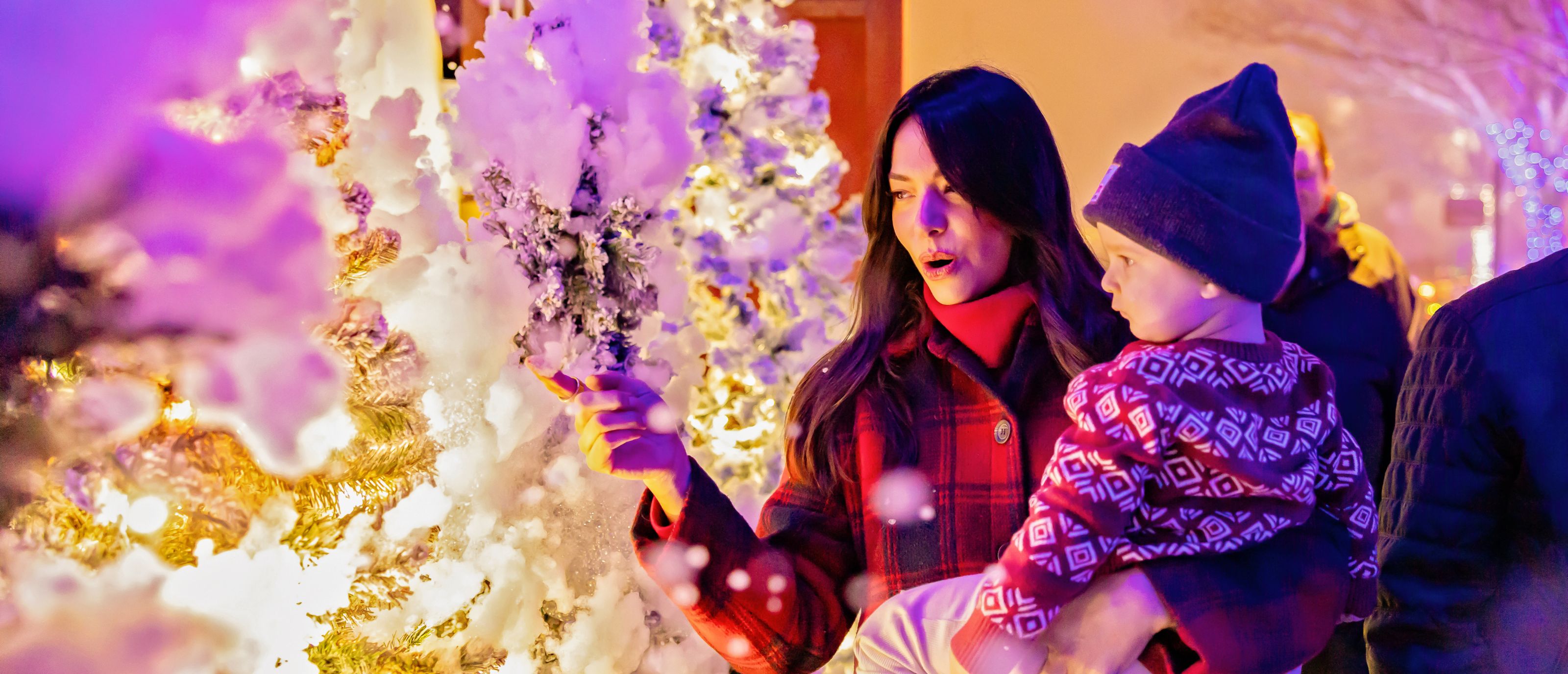 Mother and Son at Let it Snow