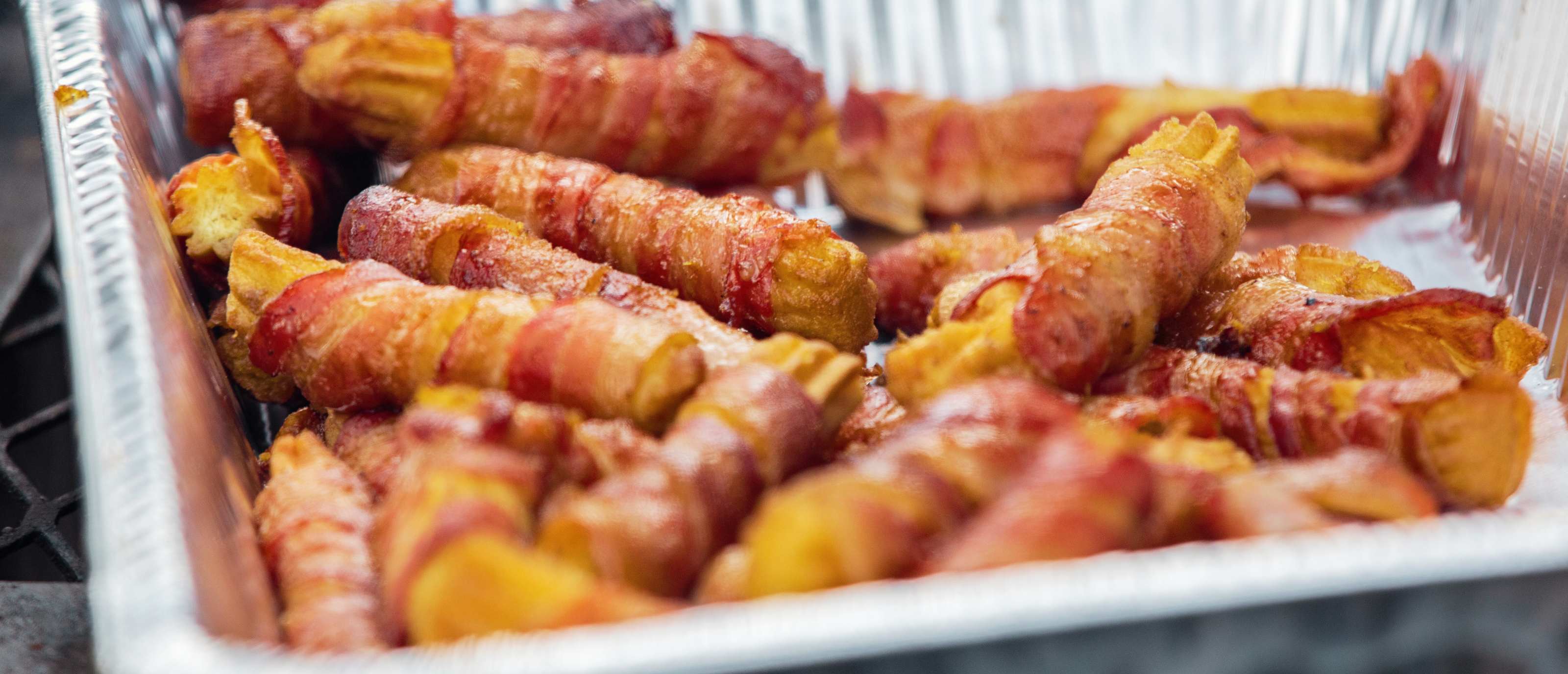 Bacon wrapped churro