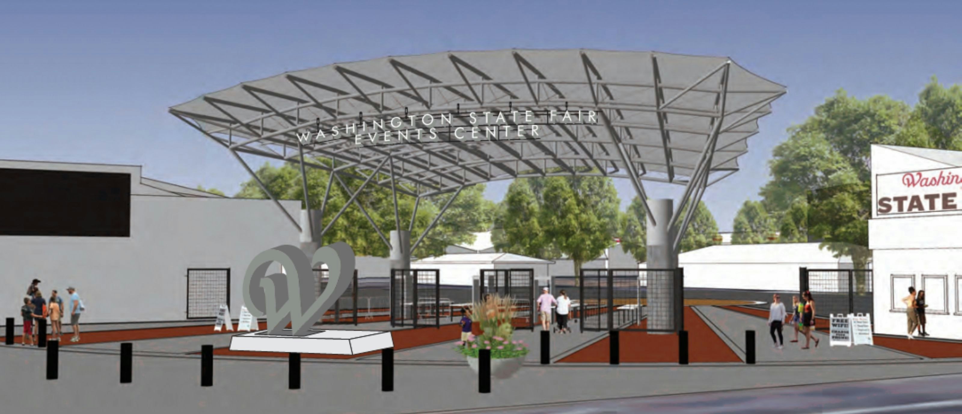 Rendering of Gold Gate Remodel