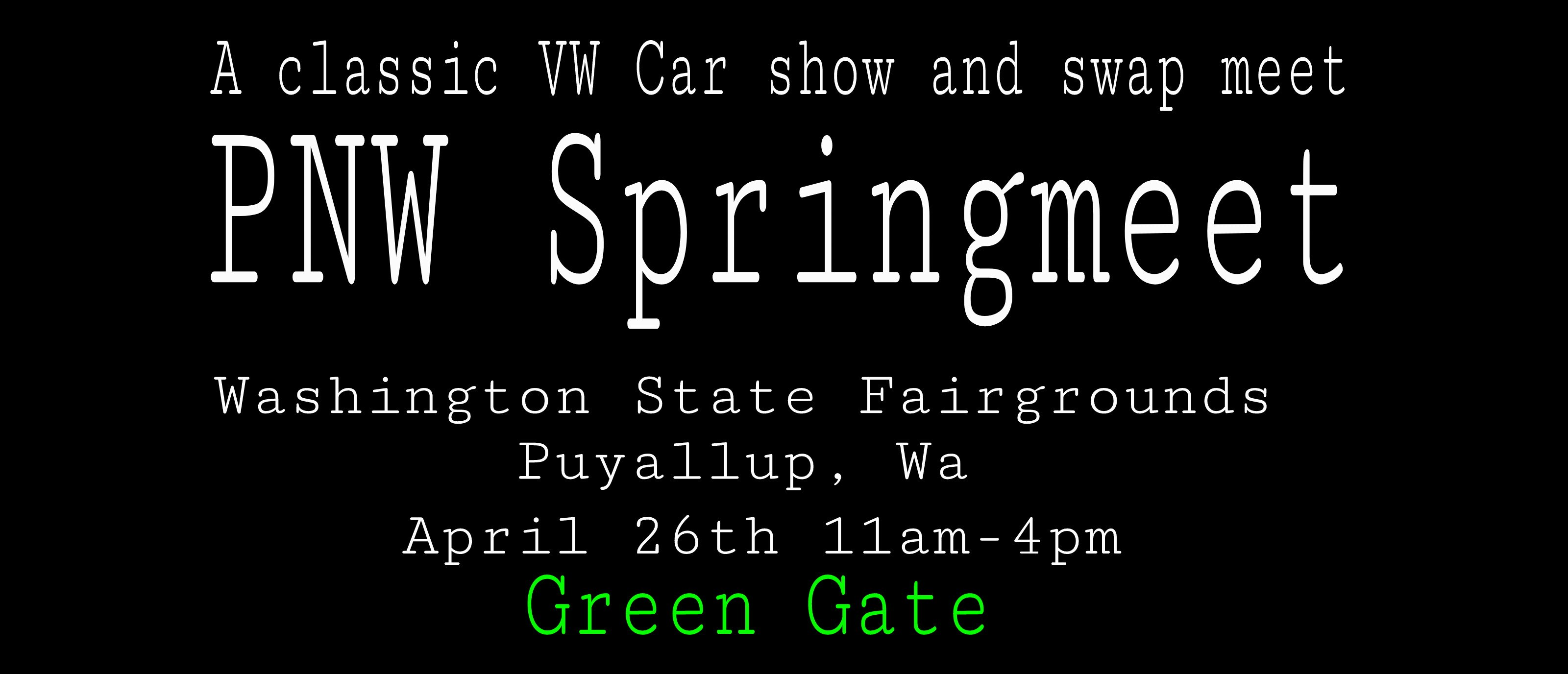PNW Springmeet presented by Volkswagen of Puyallup