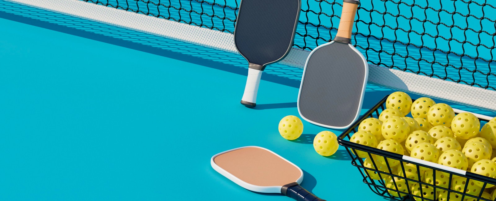 Stock Photo for Pickleball court