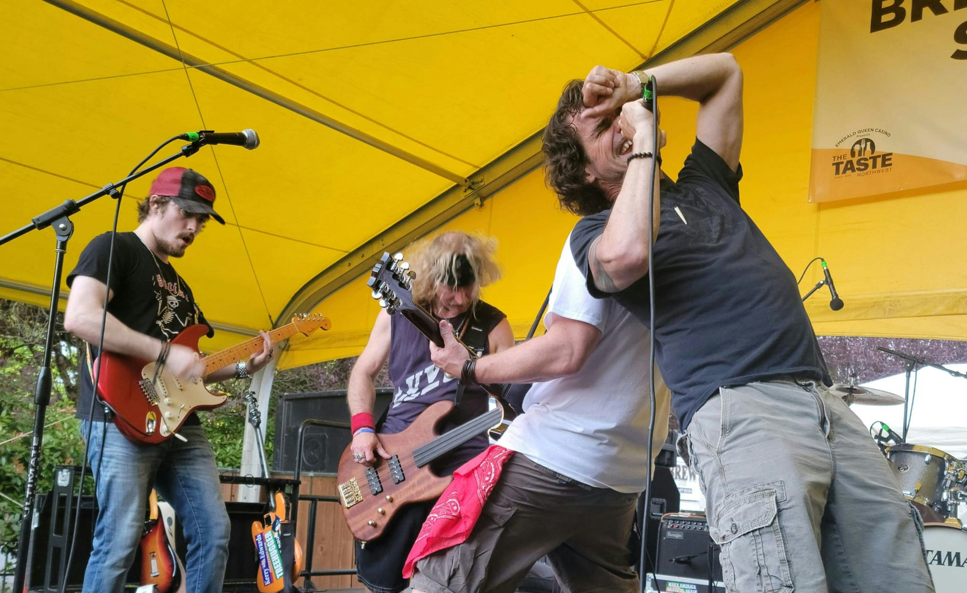 Washed In Black on Brew Park Stage