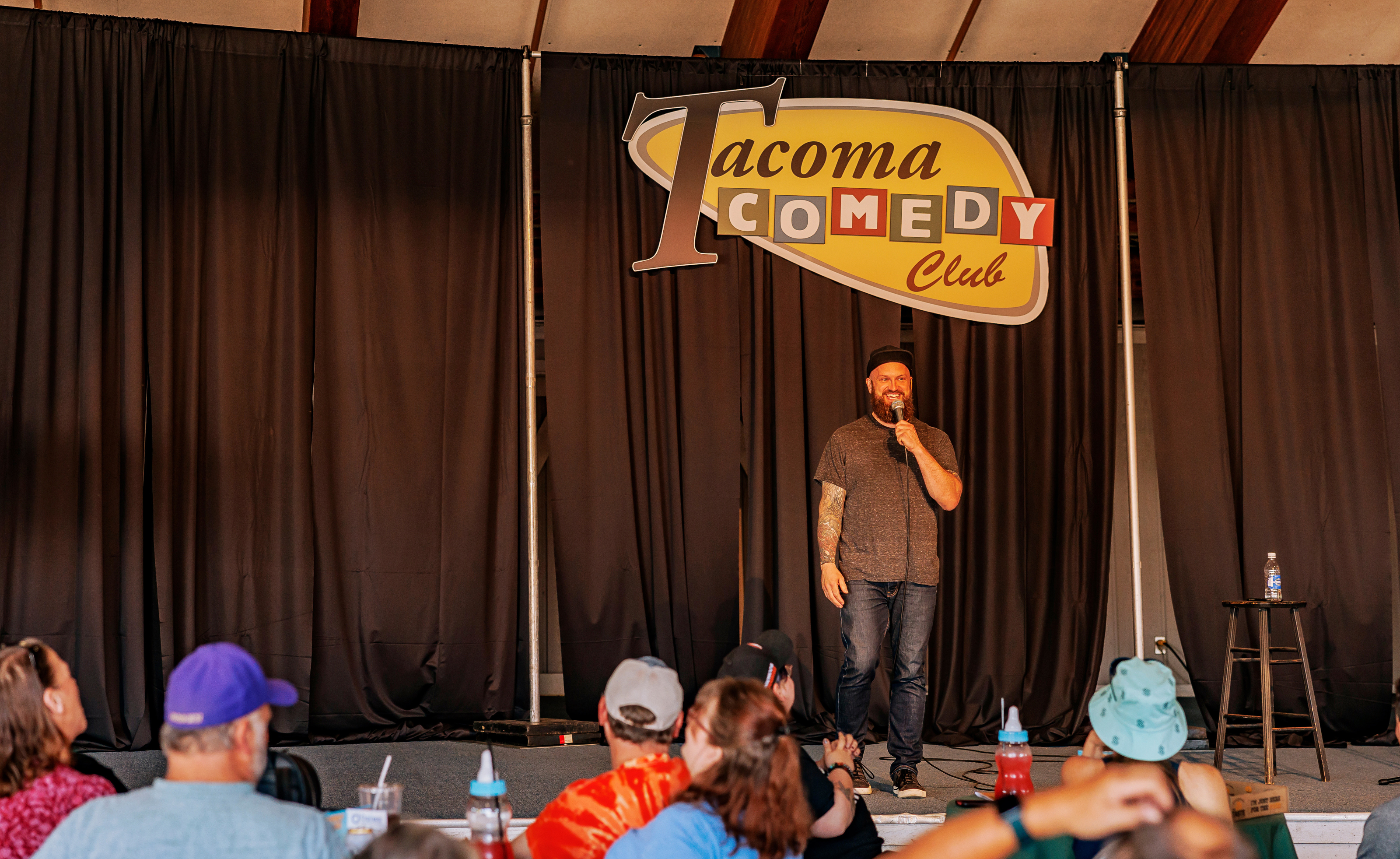 Tacoma Comedy Club stage at the Taste NW