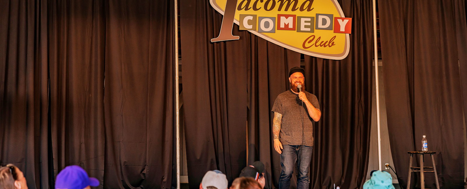 Tacoma Comedy Club stage at the Taste NW