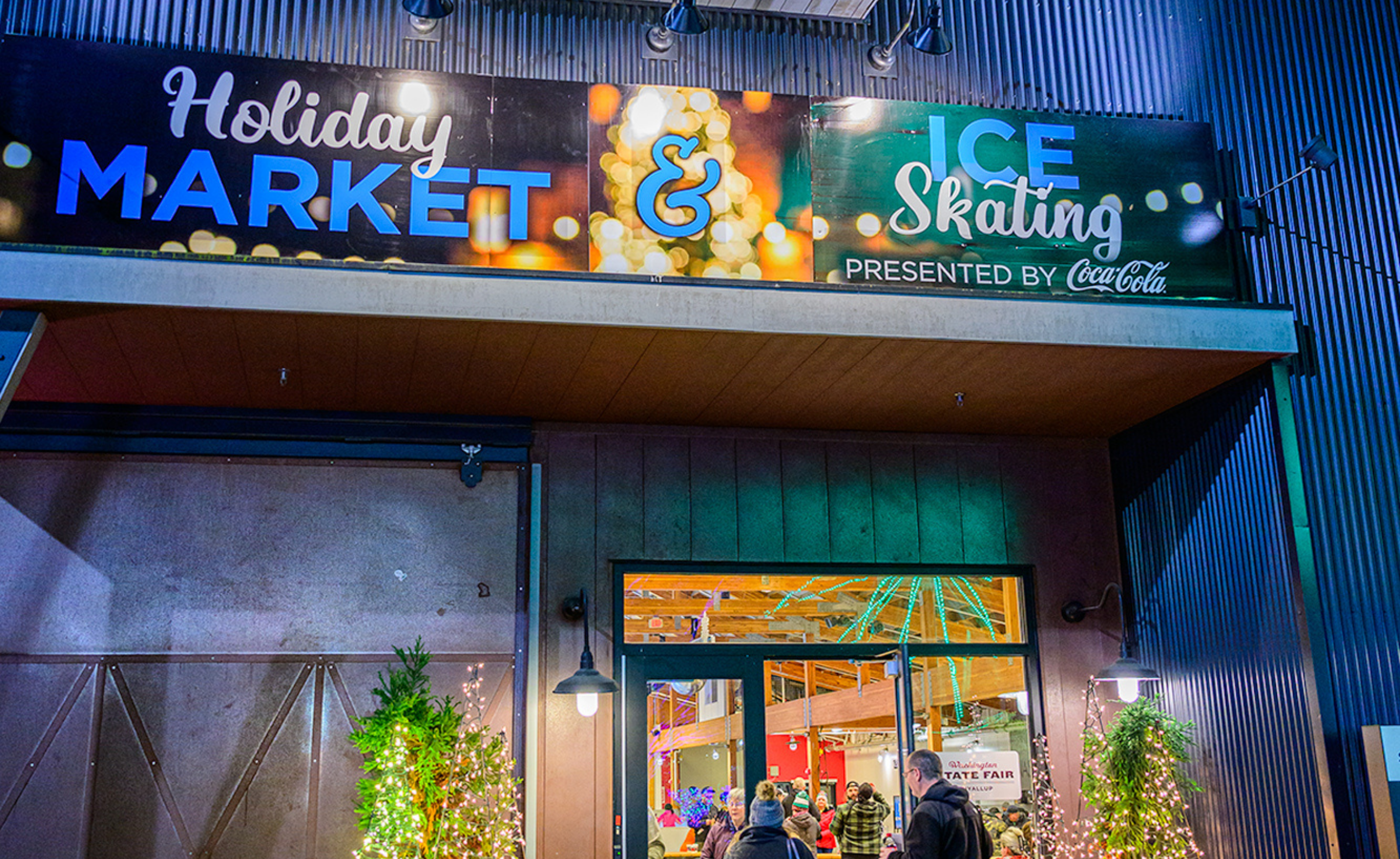 Exterior of Holiday Market