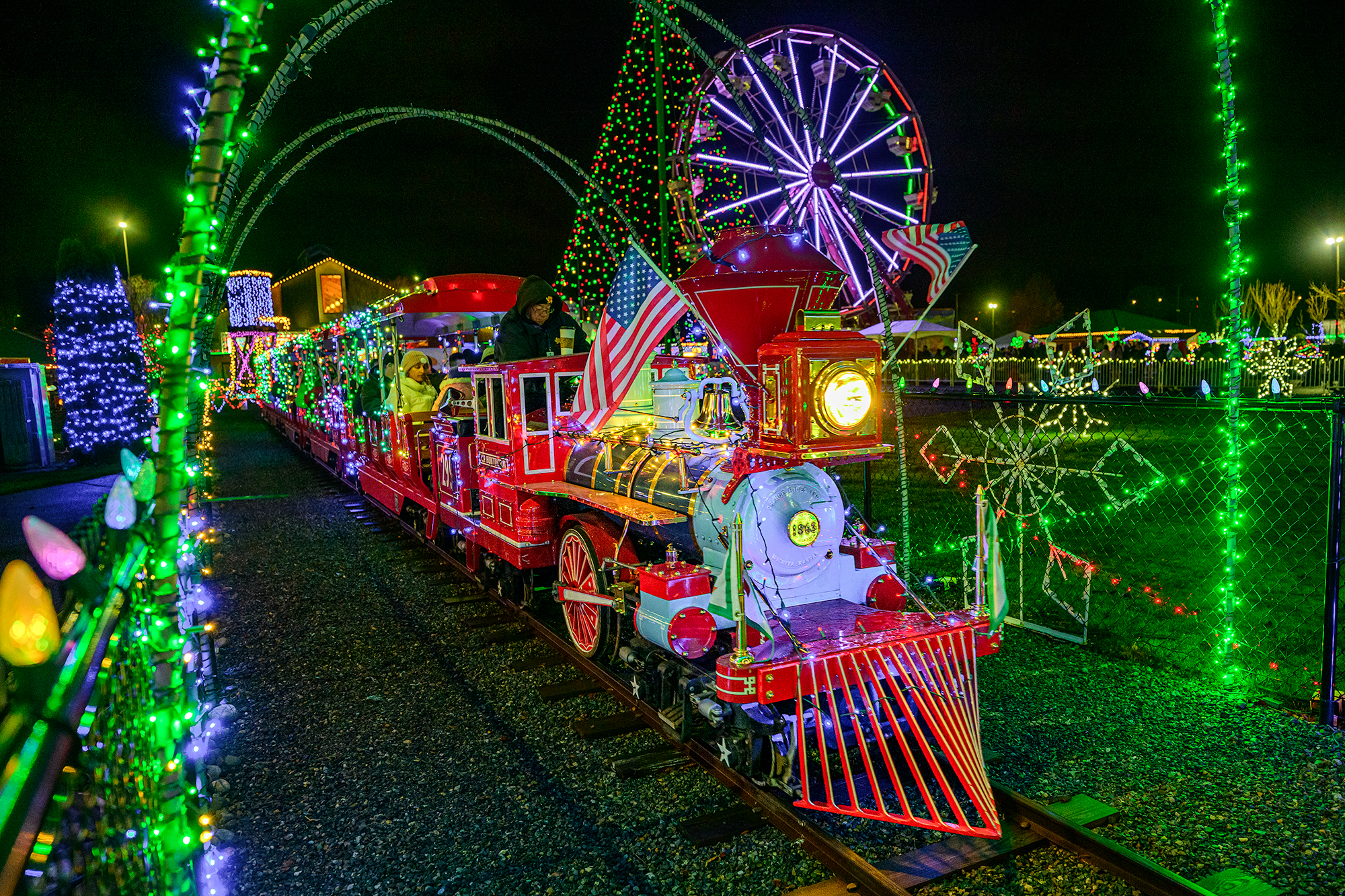 Rides at Holiday Magic