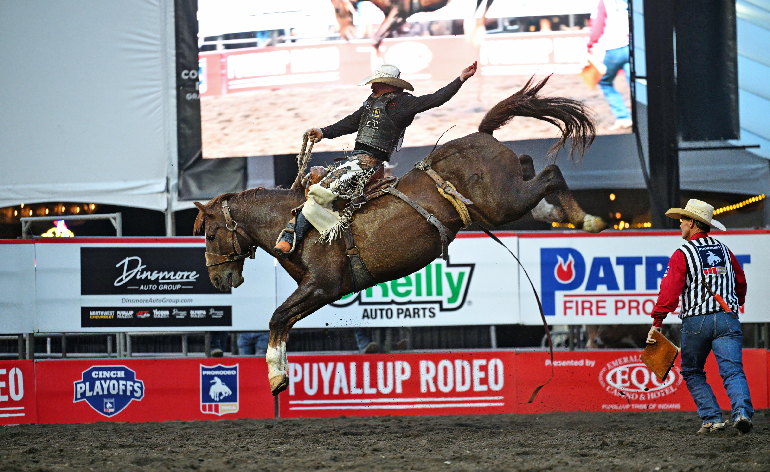 Puyallup Rodeo Cinch Playoffs Bronc Riding