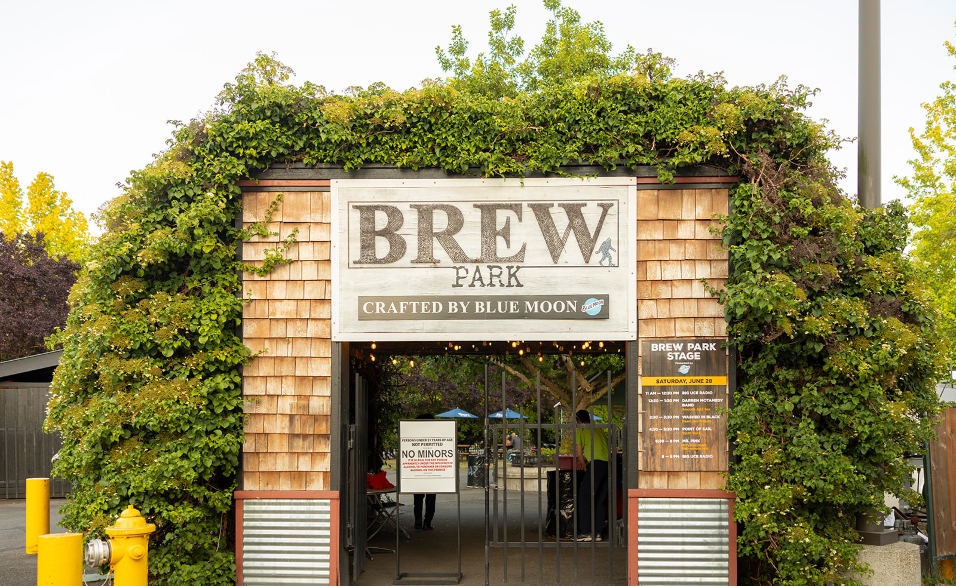 Brew Park Bar entrance