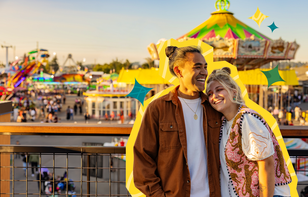 Couple at the Washington State Fair