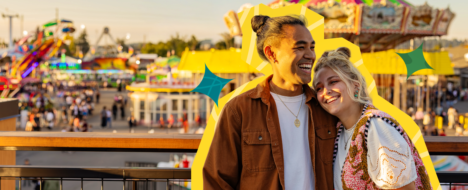 Couple at the Washington State Fair