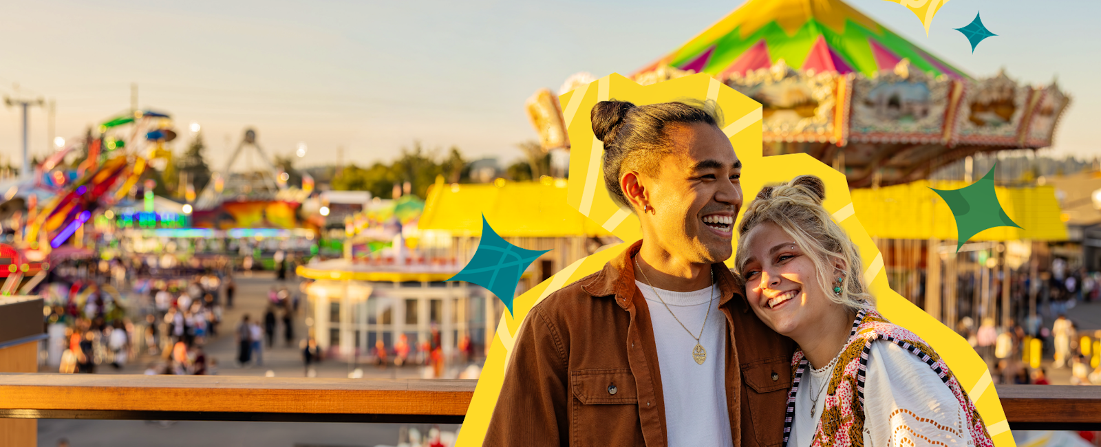 Couple at the Washington State Fair
