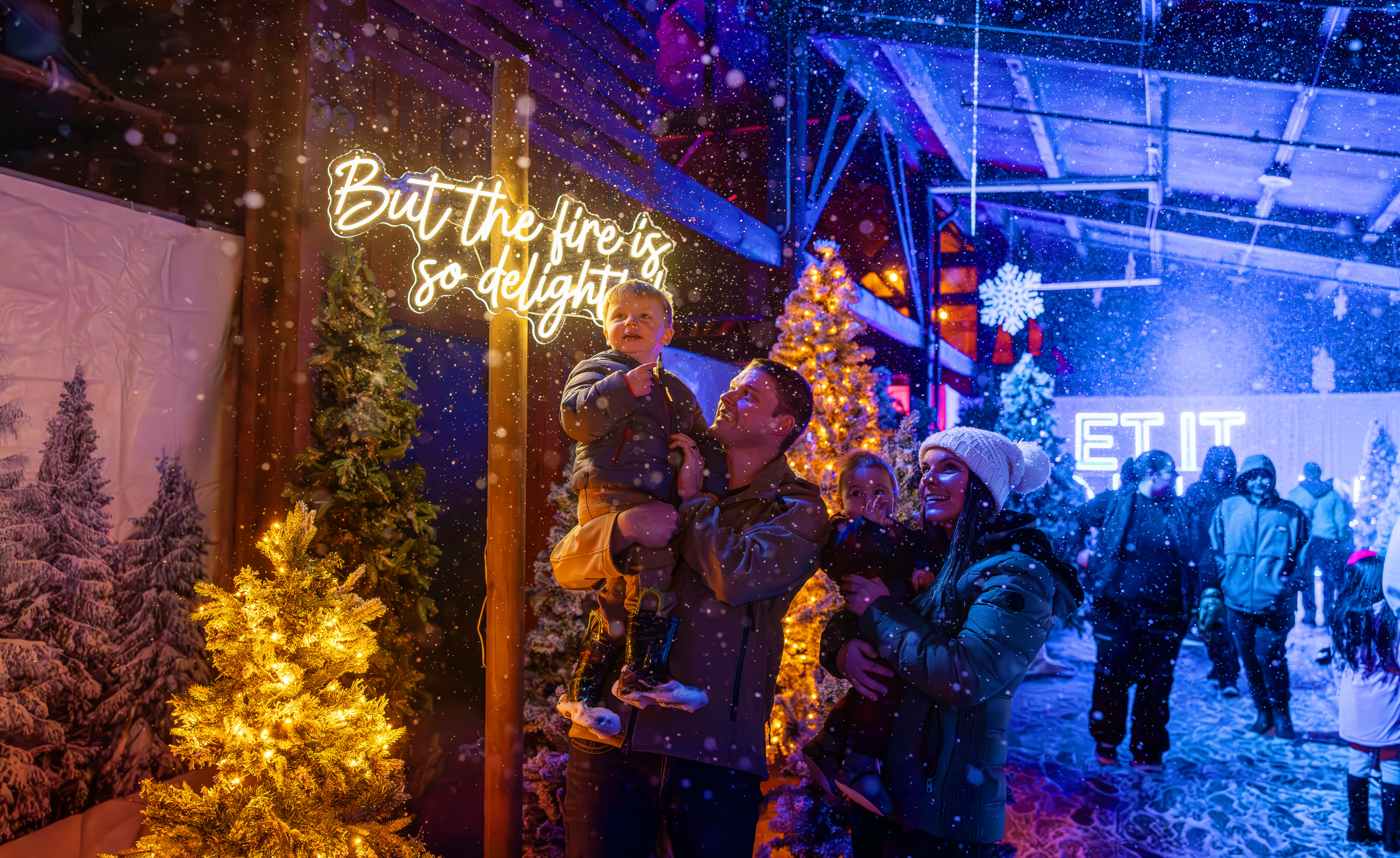 Family at Let It Snow