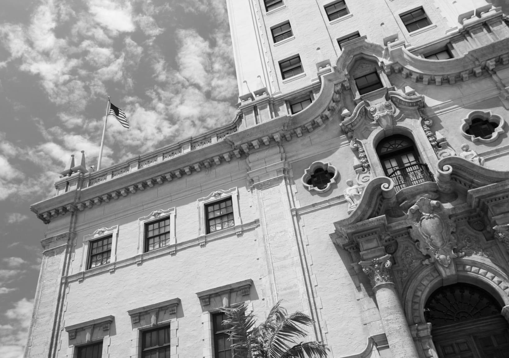 Outside photo of the courthouse in Miami