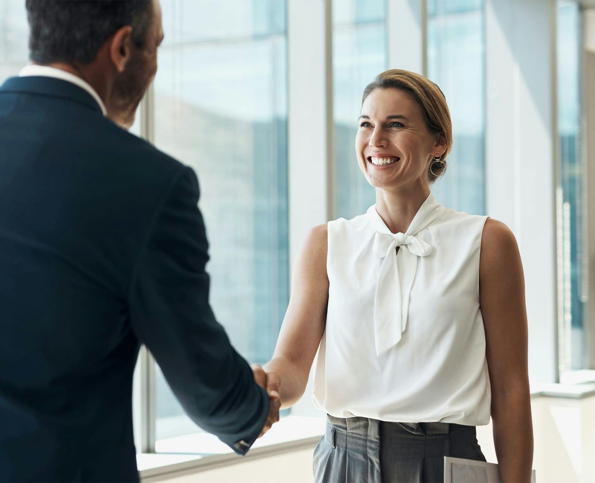 people shaking hands