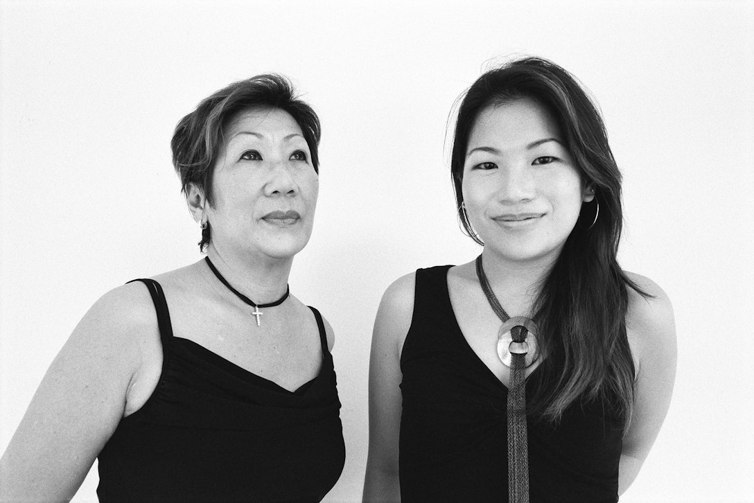 A photo of Maggie Goh and Li Gen