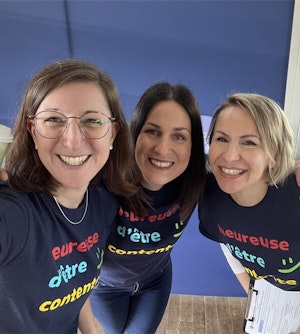 hr team in recruitment event