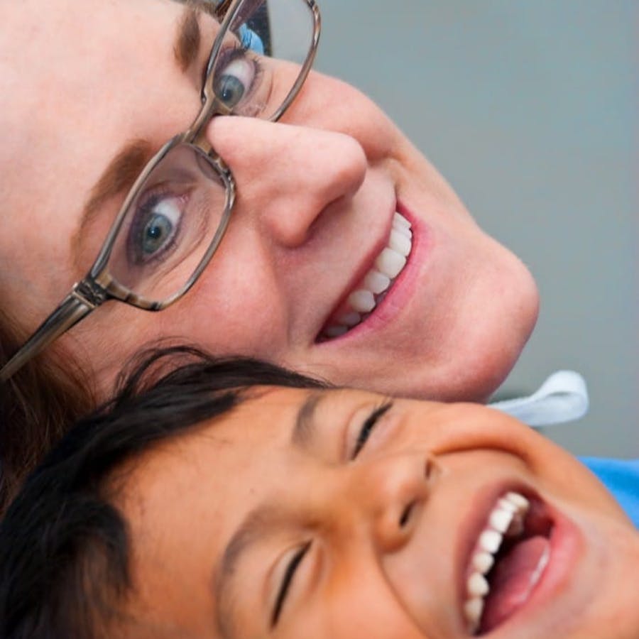 Dr Sherman and child