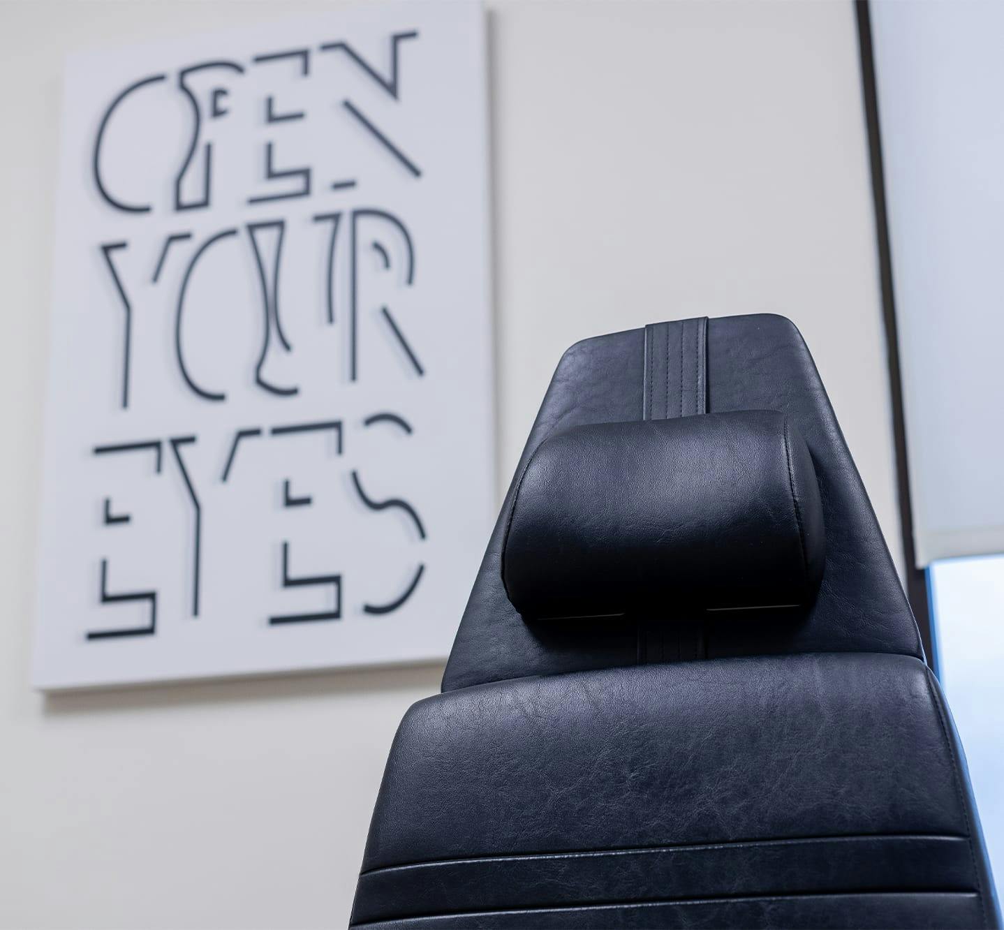 procedure chair in front of