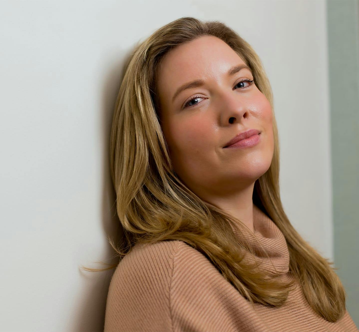 woman looking to the side