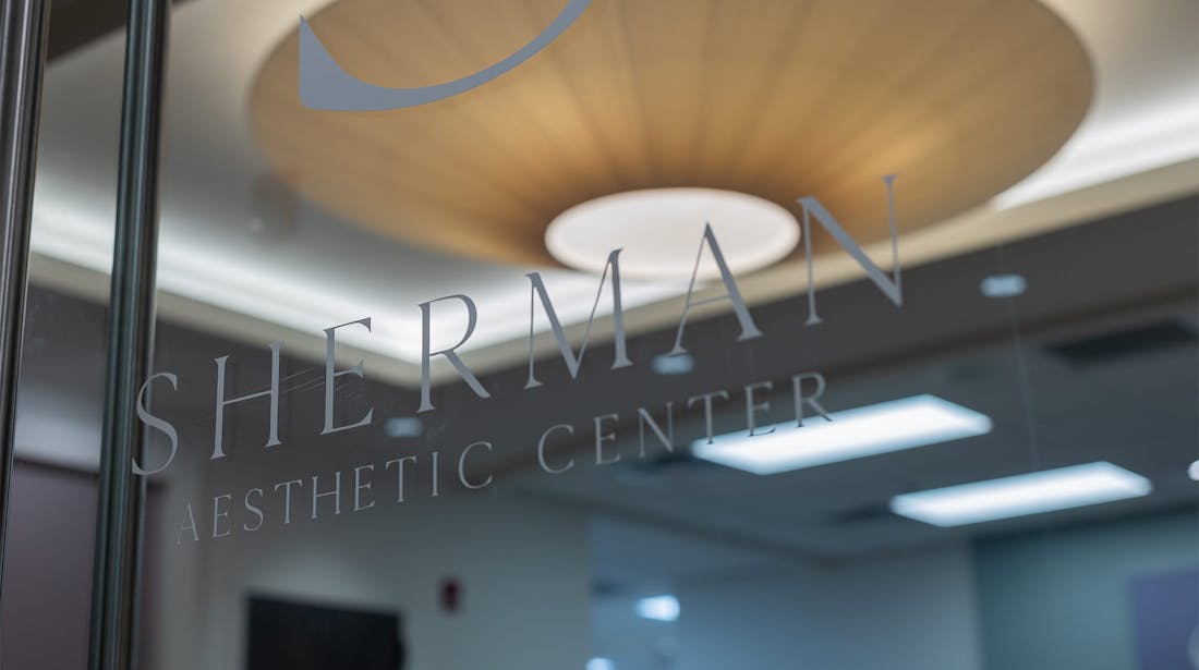 Sherman Aesthetic Center signage