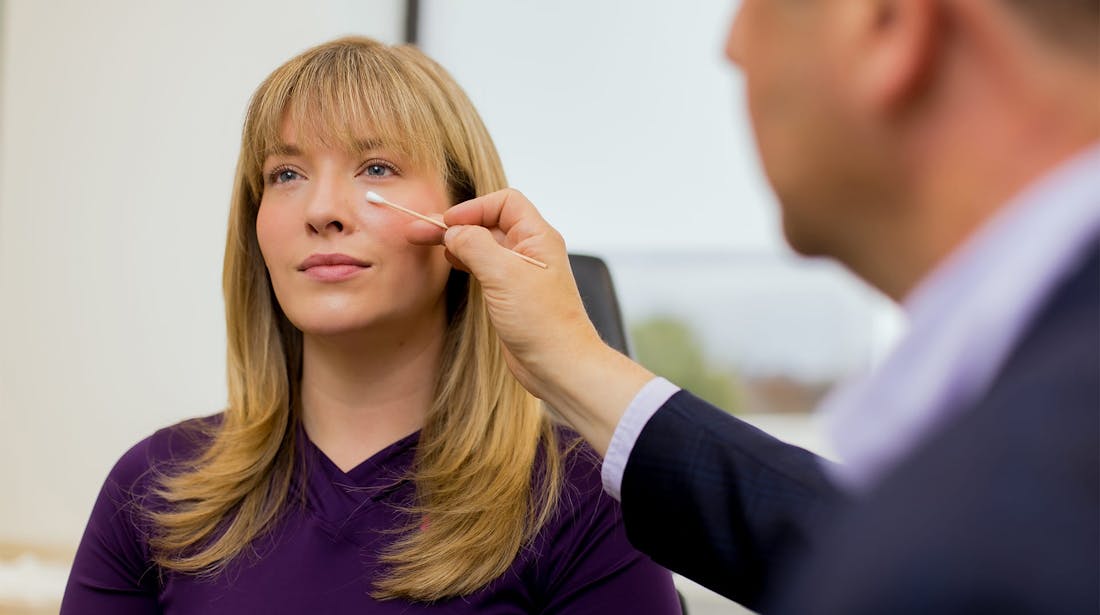 Dr Melson patient consultation