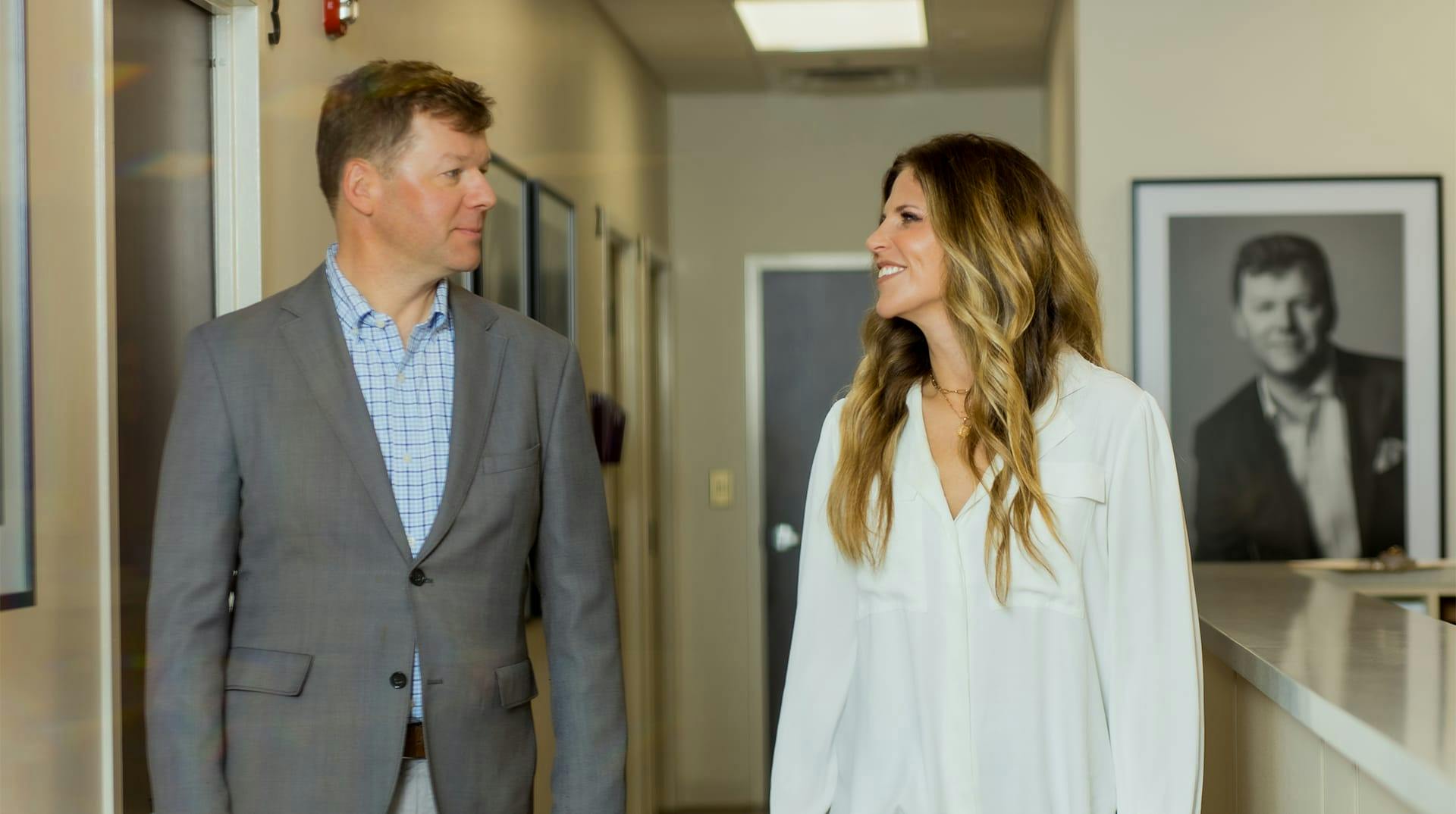 doctors walking down hallway