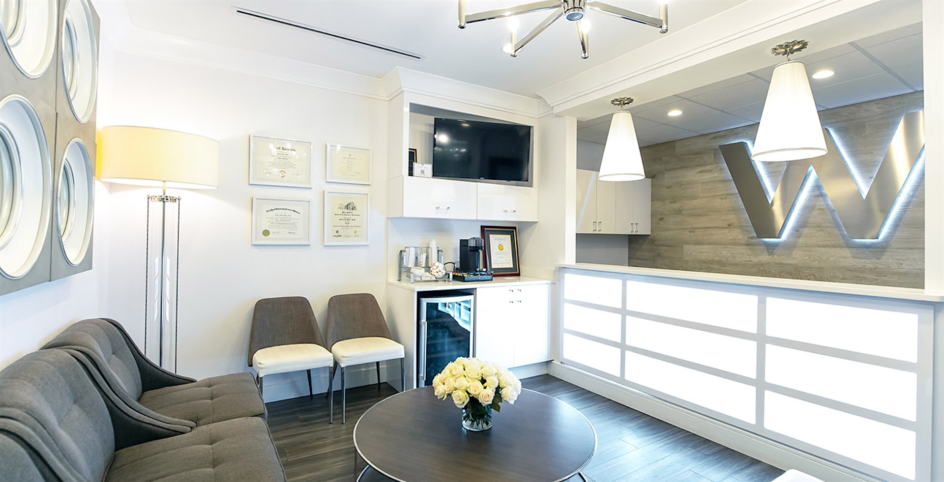 inside the office