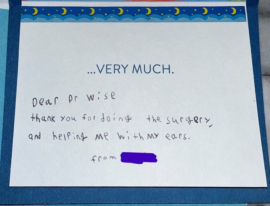 Thank you card