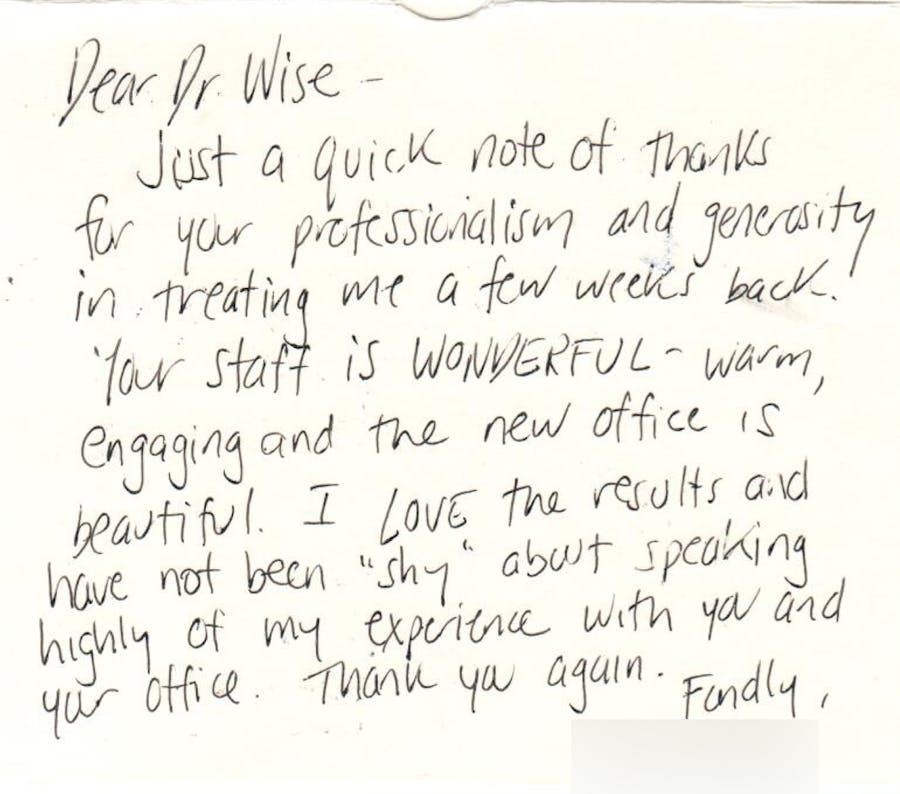 Thank you card