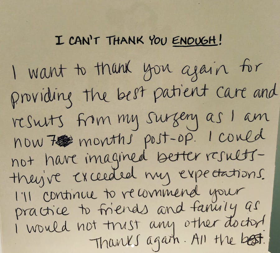 Thank you card