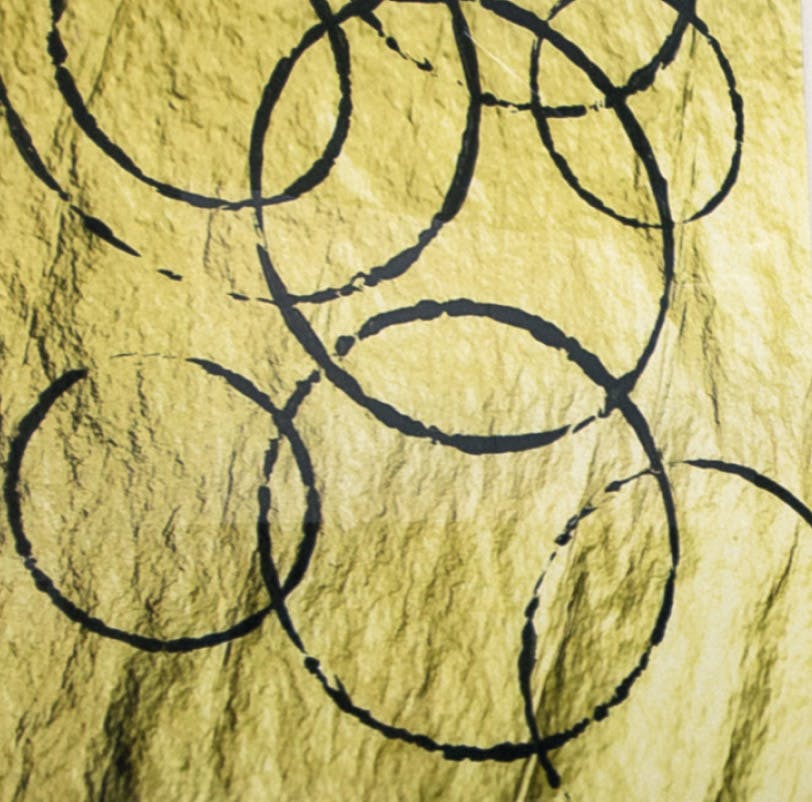 Yellow and black art