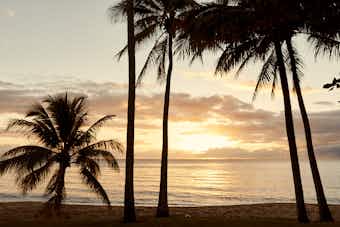 A trinity beach sunrise
