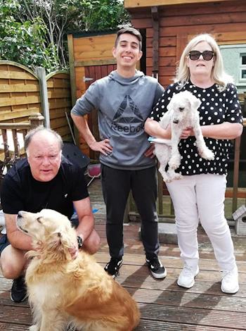 Irish host family