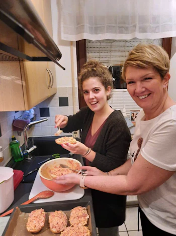 cooking with host mum in Germany