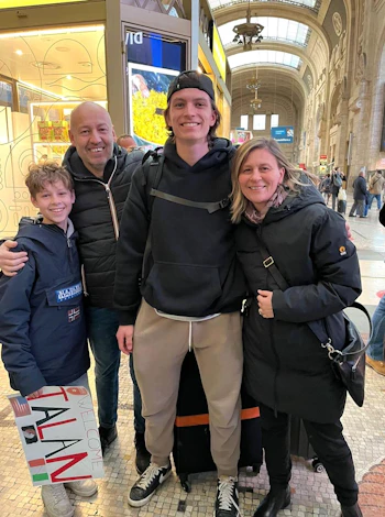 Italian host family