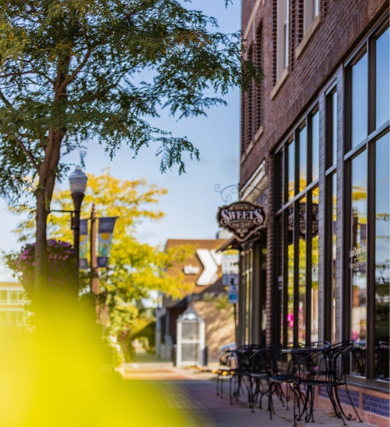 Outside of a building