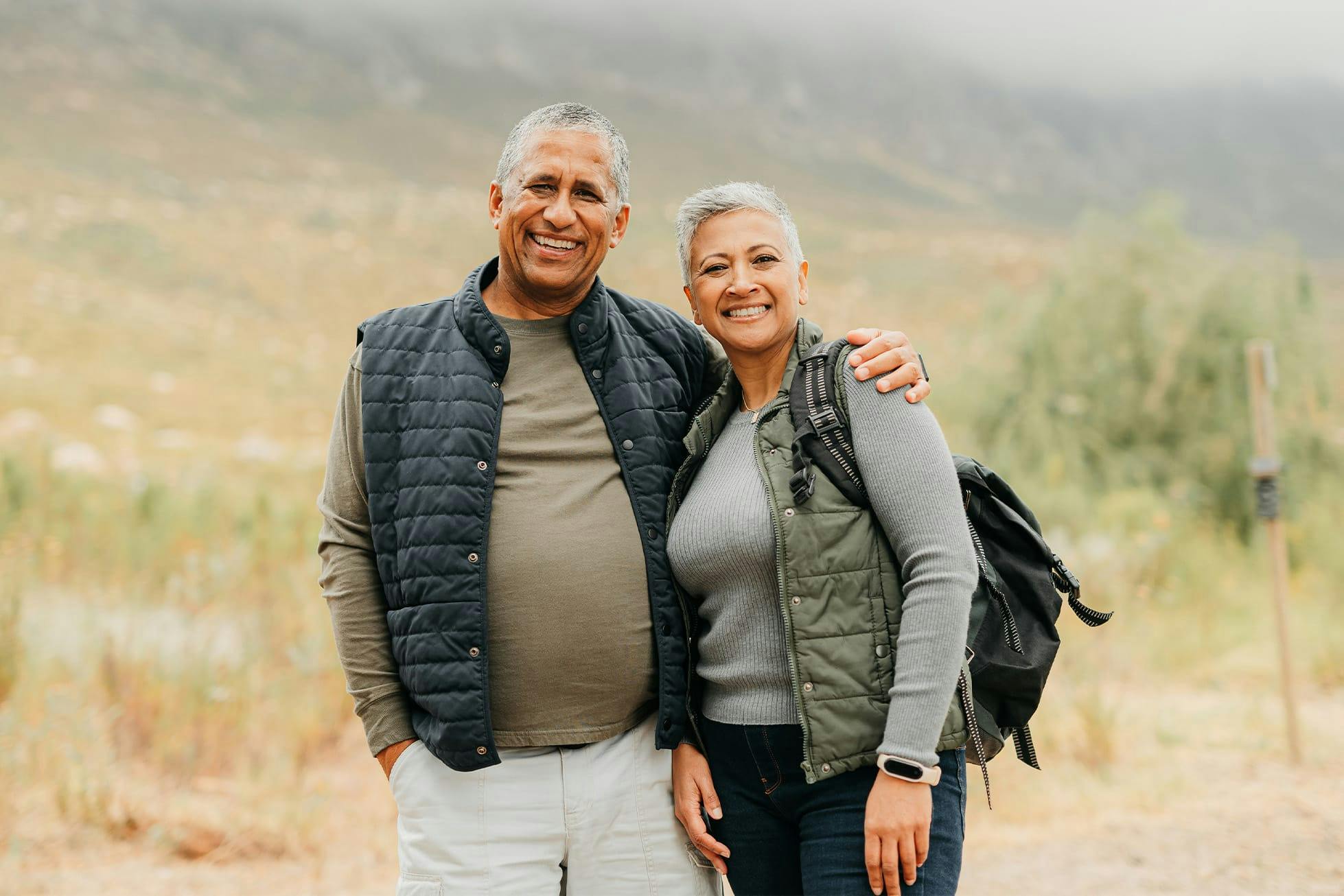 couple on a hike