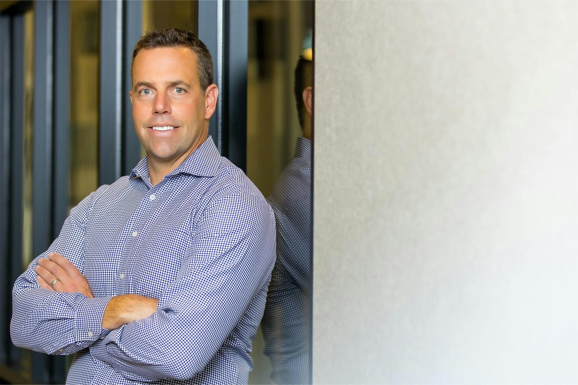 Dr. Benjamin J. Herdrich with arms crossed