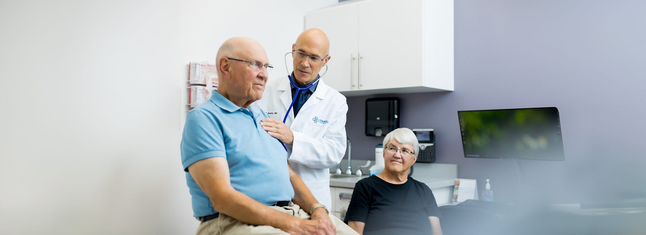 doctor treating patients