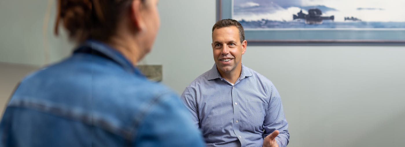 doctor consulting patient