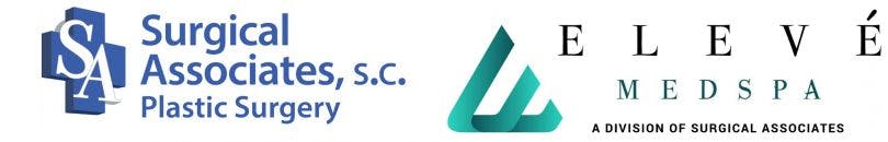 Surgical Associates and Eleve Medspa logos