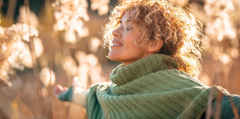 woman relaxing