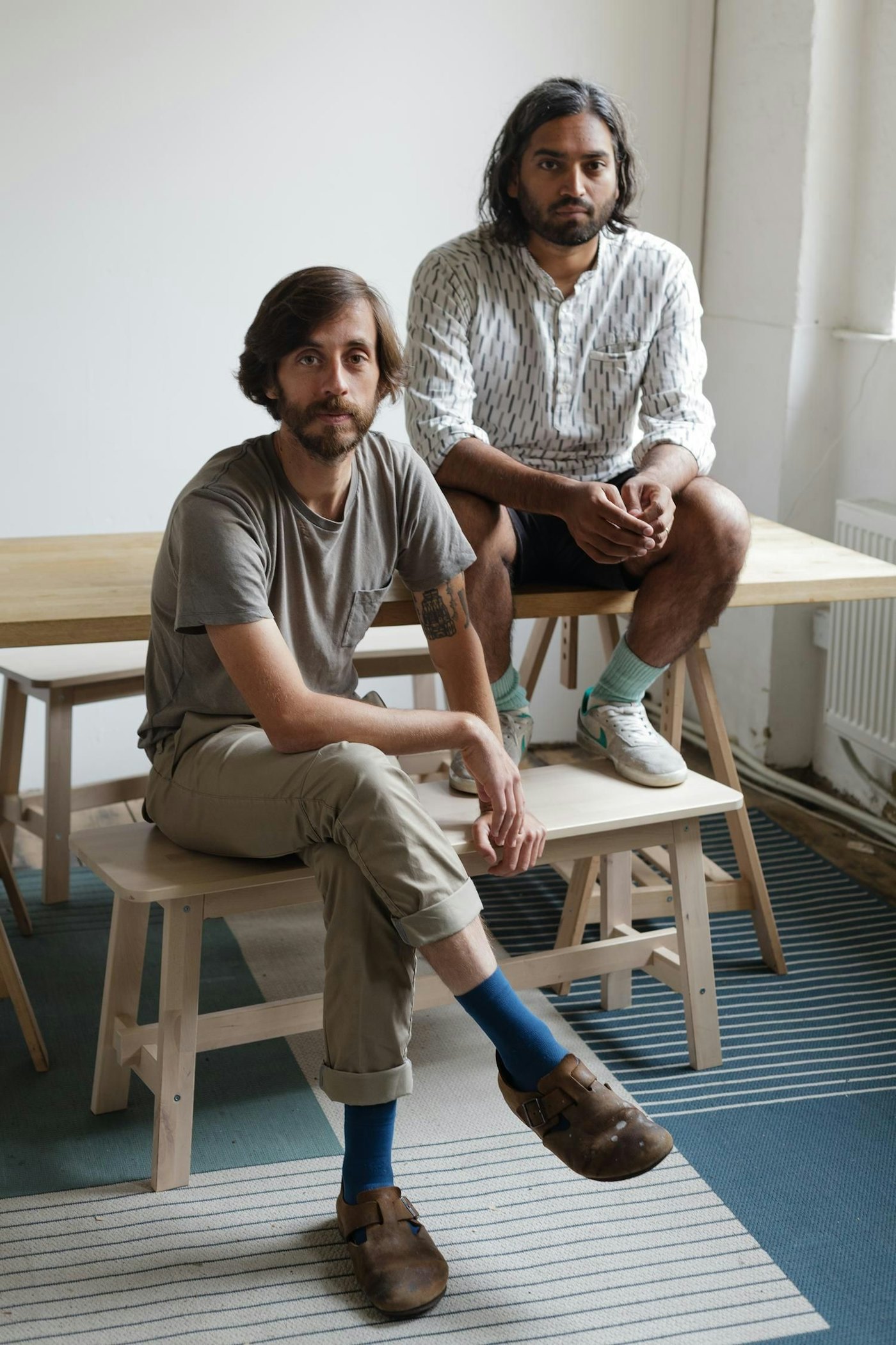 Brando Posocco and Madhav Kidao of Nebbia Works.