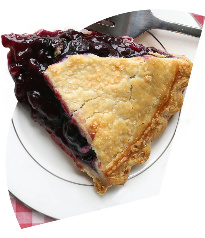 Slice piece of the pie