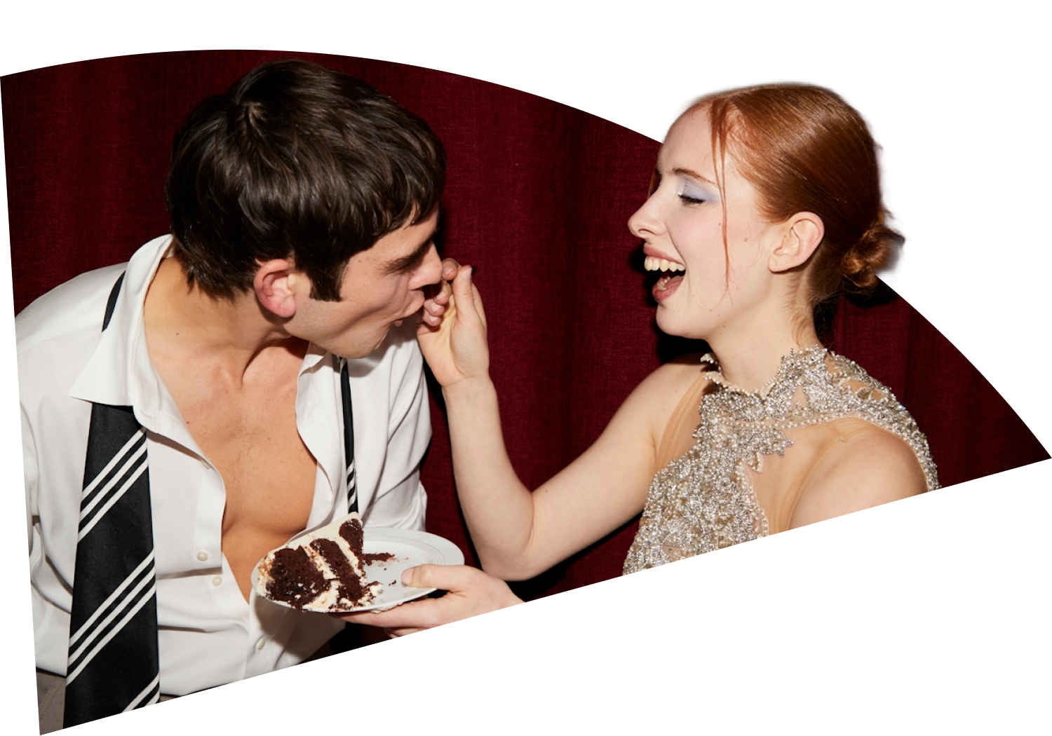 Eating cake