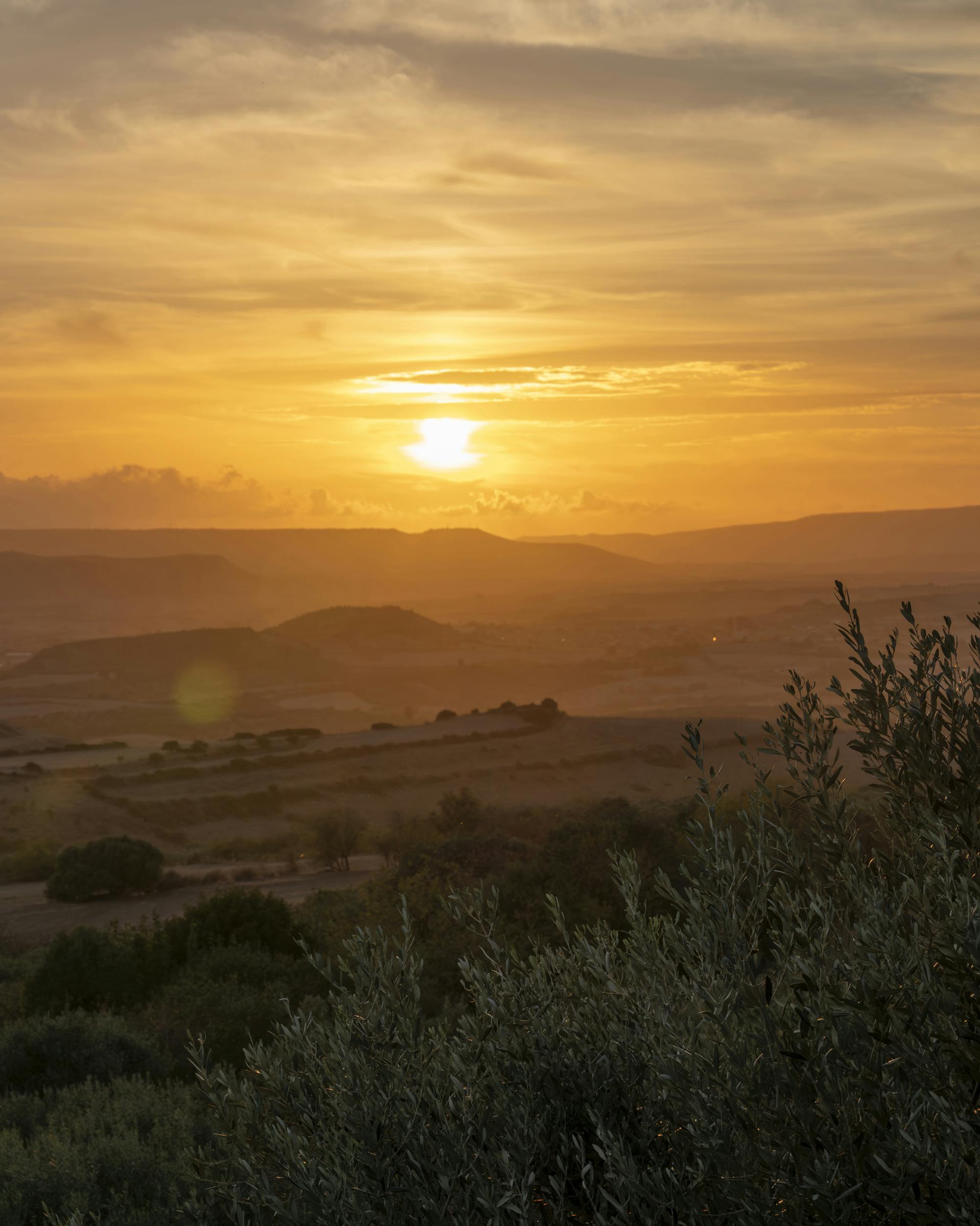 Tramonto ad Olianas