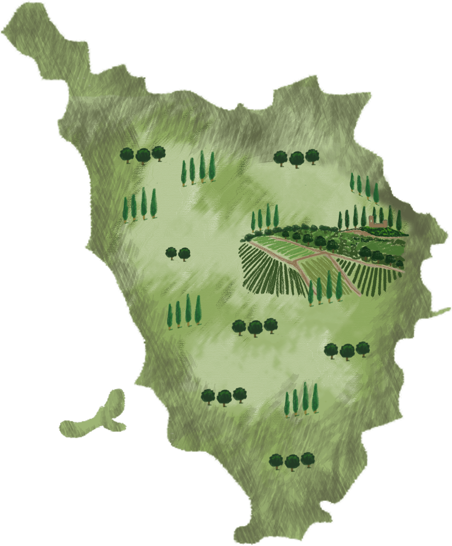 Terre Romena Map