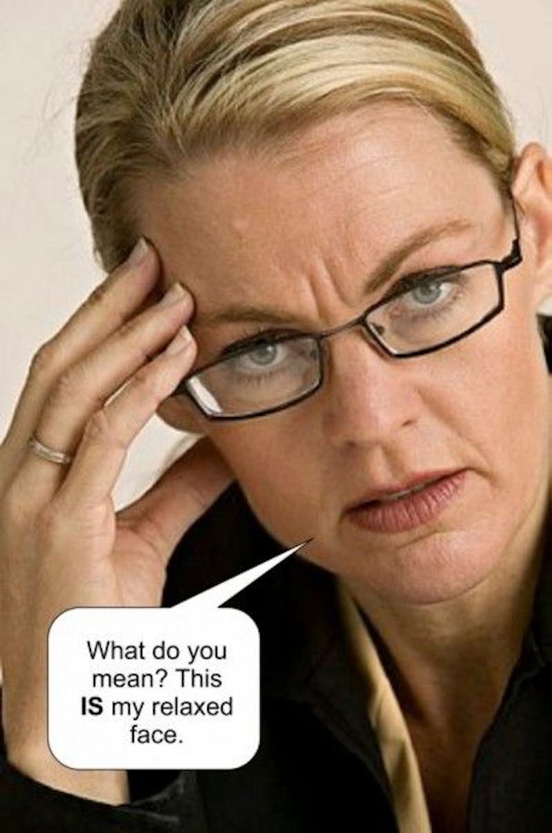 woman with speech bubble