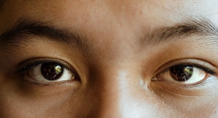 Close up of eyes